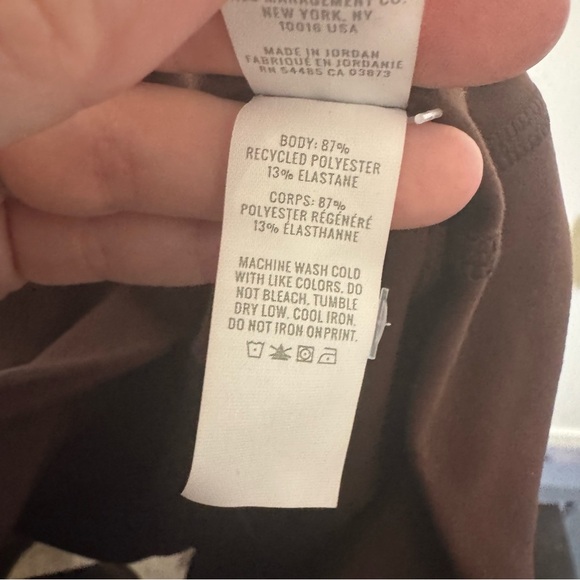 Women's Aerie Offline Brown Gym Activewear Workout Shorts with Pockets Size L - Picture 12 of 15